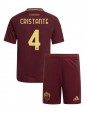 AS Roma Bryan Cristante #4 Kotipaita Lasten 2024-25 Lyhythihainen (+ shortsit)